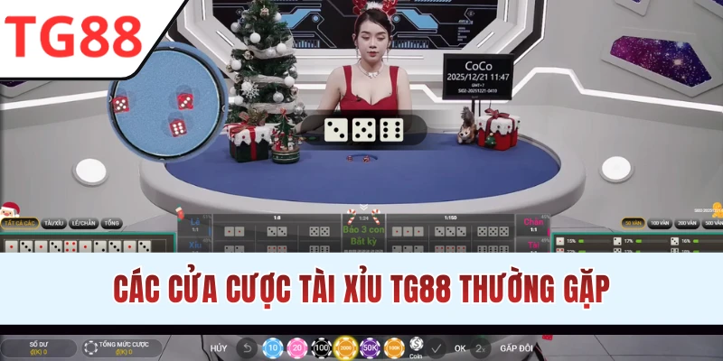 Một số cửa cược Sicbo người chơi nên biết rõ